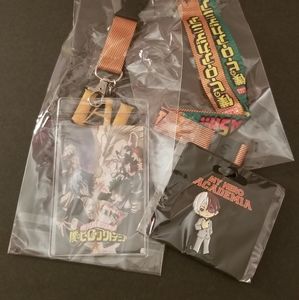 My Hero Academia Lanyard and pin bundle